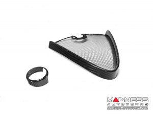 Alfa Romeo Giulia GTAm Style Front Bumper Essential Kit - Carbon Fiber - With Parking Sensors